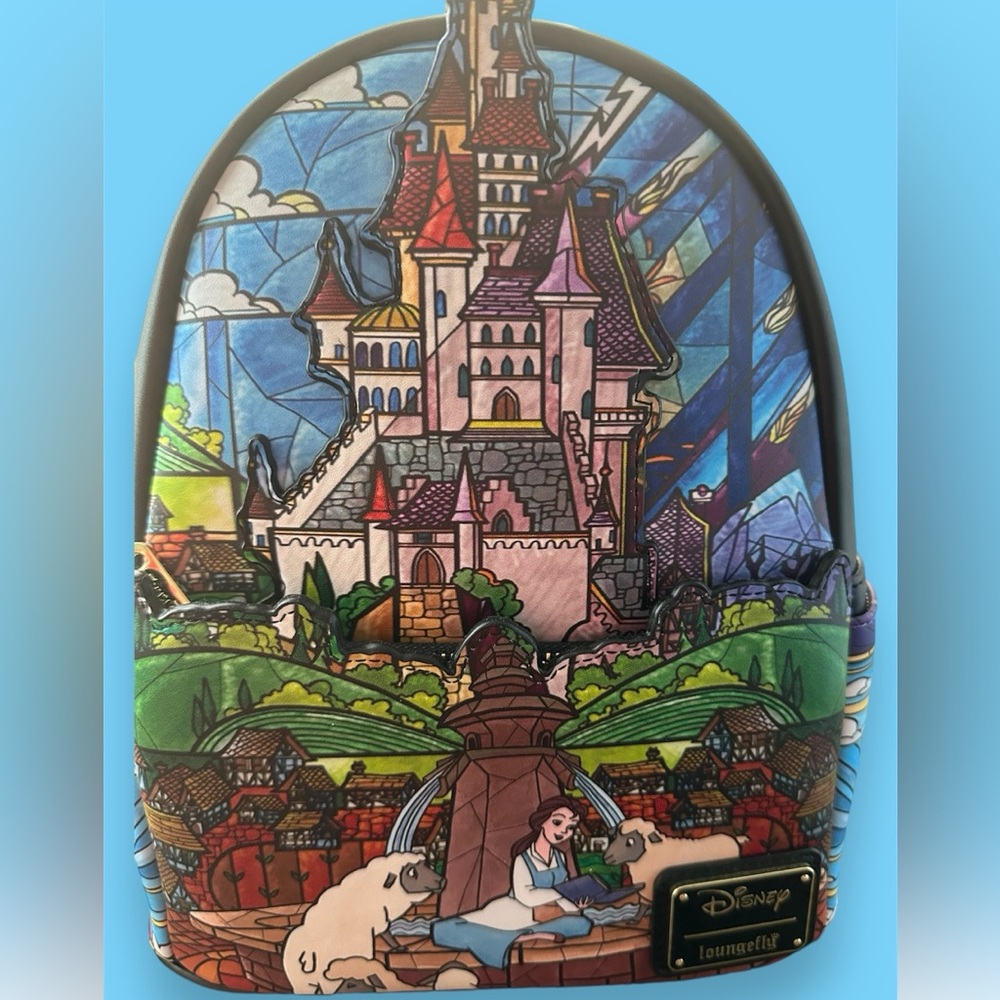 Loungefly Beauty and the Beast Castle Backpack